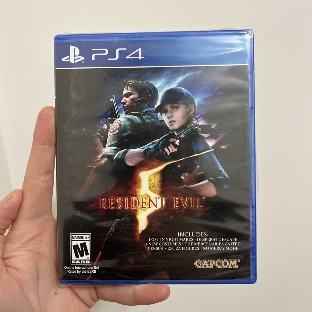 NEW/SEALED Resident Evil 5 PlayStation 4 2016 Video Game Disc
